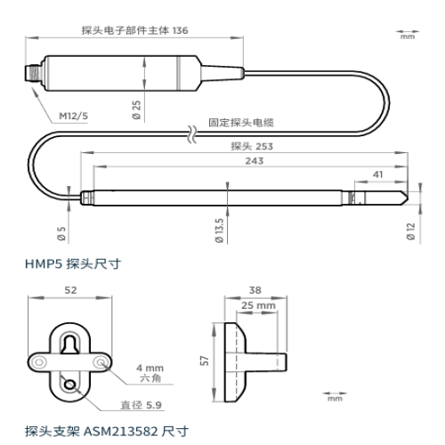 HMP5相对湿度和温度探头